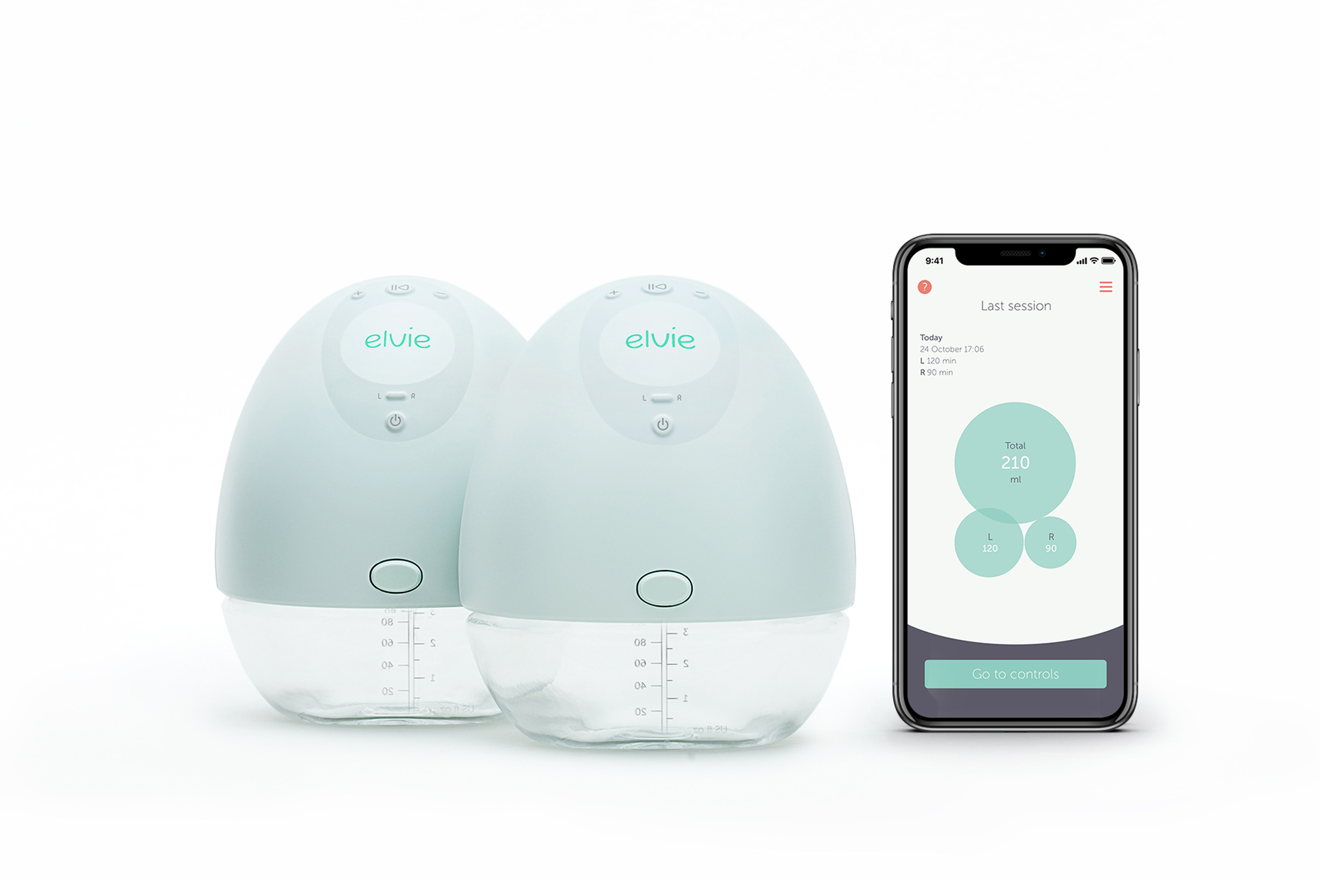 Elvie Stride Double Electric Breast Pump with CoolCarry Breastpump