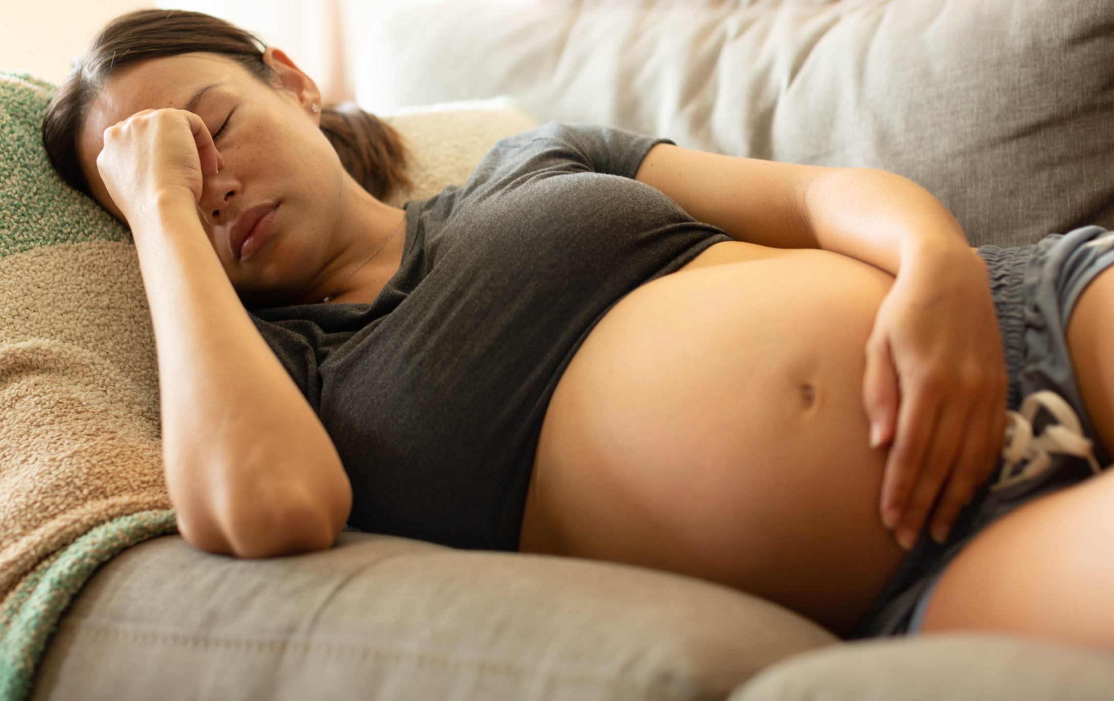 When expectant mothers are particularly tired