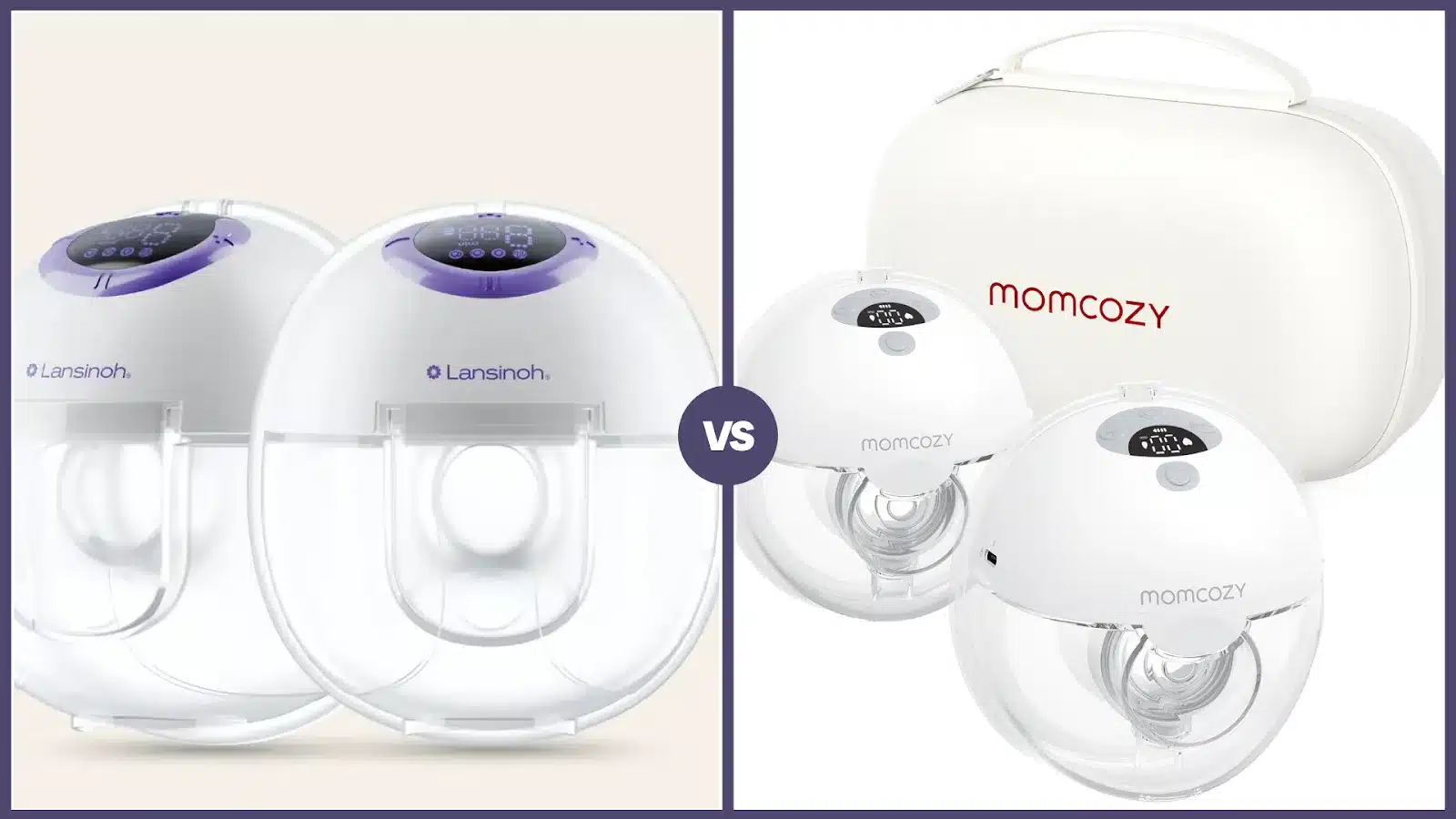 Lansinoh vs Momcozy Wearable Breast Pump Comparison Guide